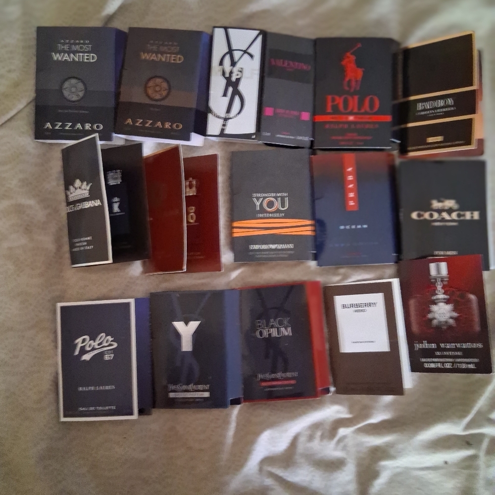 New 16 Mini High End Sample Colognes